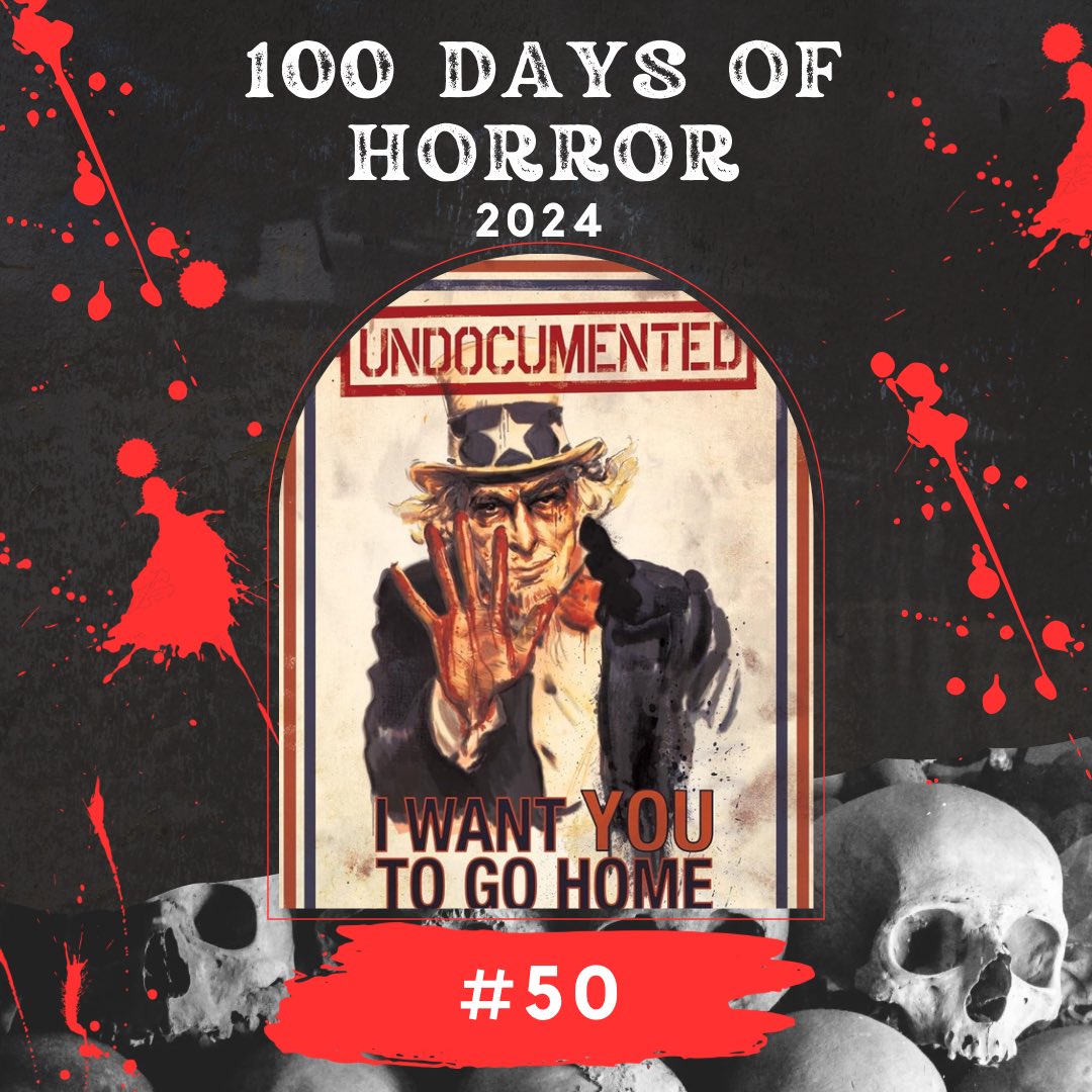 seattlescreams's tweet image. #50 Undocumented

This movie is a punch in the face. It lands a very specific way w/everything happening right now &amp;amp; it’s an incredibly rough watch. That said I thought it was well done but be aware going in, it’s quite brutal.

#100daysofhorror2024 #100DaysOfHorror #Undocumented