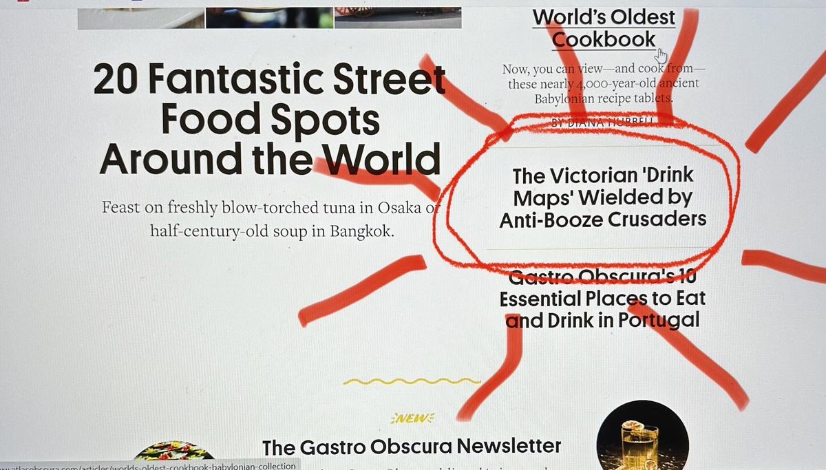 Atlas Obscura! Great chat with Andrew Coletti about those wacky Victorian drink map makers, now online at Gastro Obscura <a href="/atlasobscura/">Atlas Obscura</a> <a href="/BodPublishing/">Bodleian Publishing</a> <a href="/UChicagoPress/">UChicagoPress</a> #PassTheFlamingo l