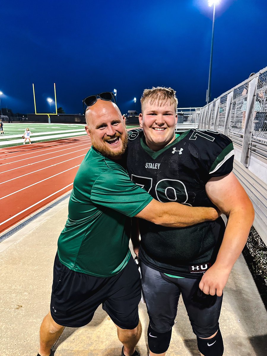 1st home game as a Falcon ✅
“Uncle Josh” as his O-Line coach ✅
Freshman year in full swing ✅
<a href="/JoshLorenson/">Josh Lorenson</a>