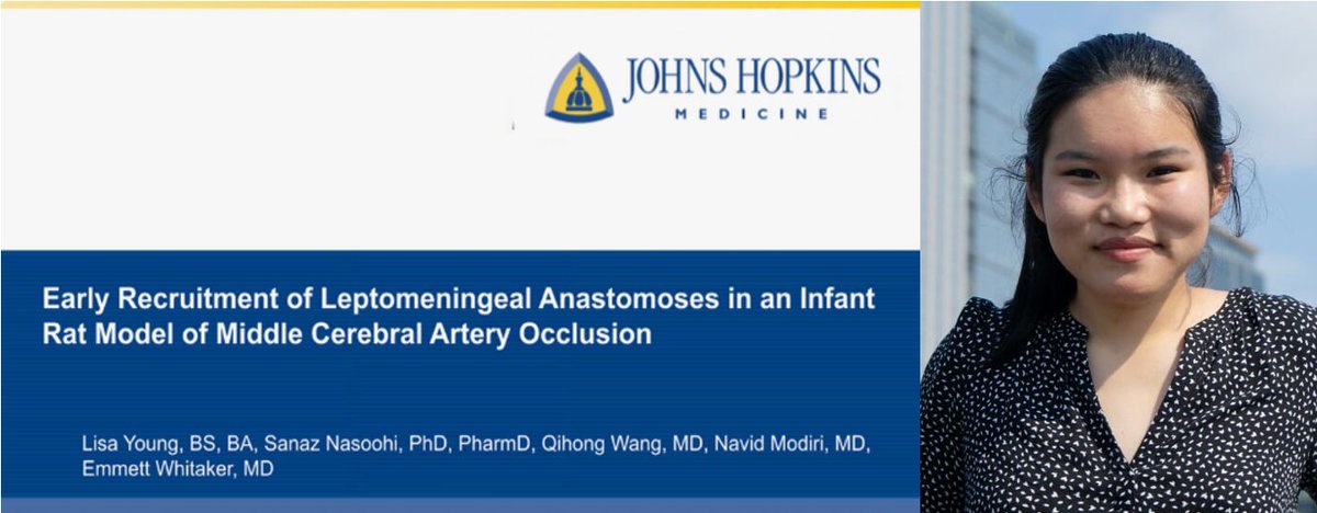 ewhitakermd's tweet photo. Extremely proud of my @FAERanesthesia #MSARF student @lisay1090 for giving an outstanding presentation on her work in my lab today at @HopkinsACCM Discovery Rounds! This one has a bright future. @ACCMResidency @JHACCMResearch #pedsanes https://t.co/R3l5aLy1Gc