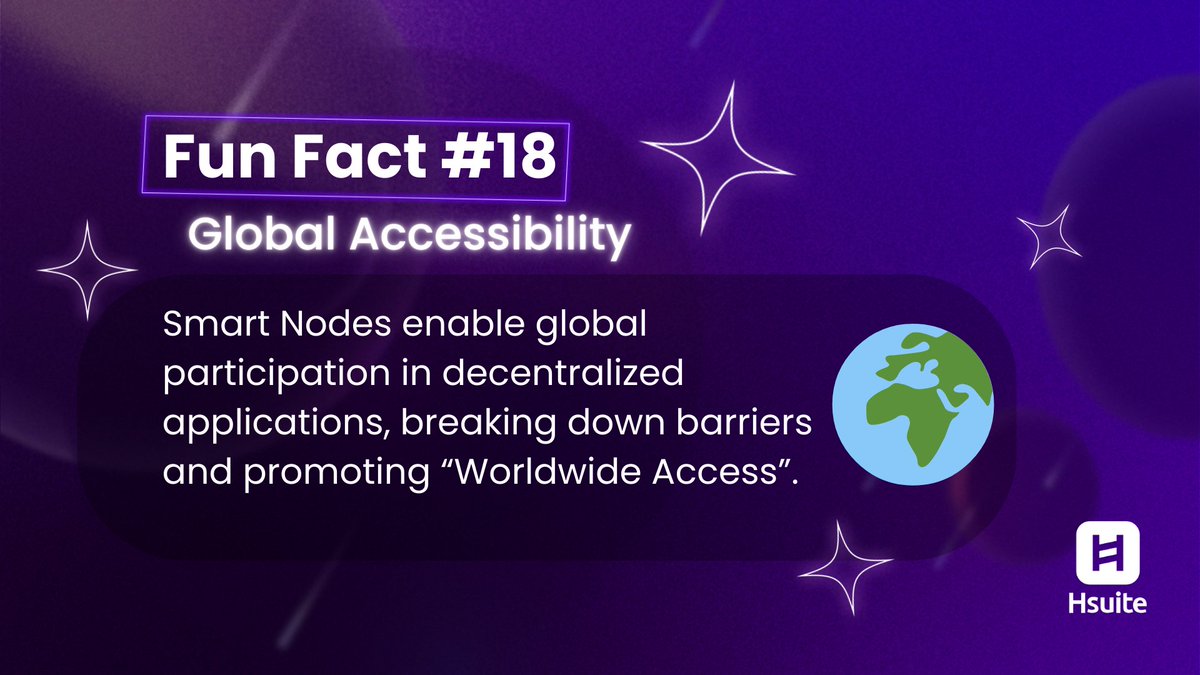 BennyHbarbarian's tweet photo. .@HbarSuite Fun Fact #18: Global Accessibility
Visit: https://t.co/xv8vWFu6cW
#HBAR #HSUITE #SmartNode #GlobalBlockchain #Inclusion https://t.co/8gjiLgqcr0
