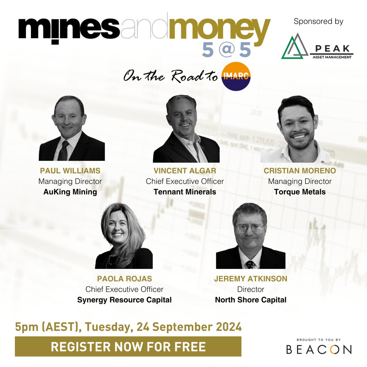 After a successful August episode of Mines and Money 5@5, we're returning for another must-attend event! Join us for a webinar where you'll hear project updates from junior mining companies and engage in a Q&amp;A session with qualified investors.
hubs.ly/Q02PDNZx0