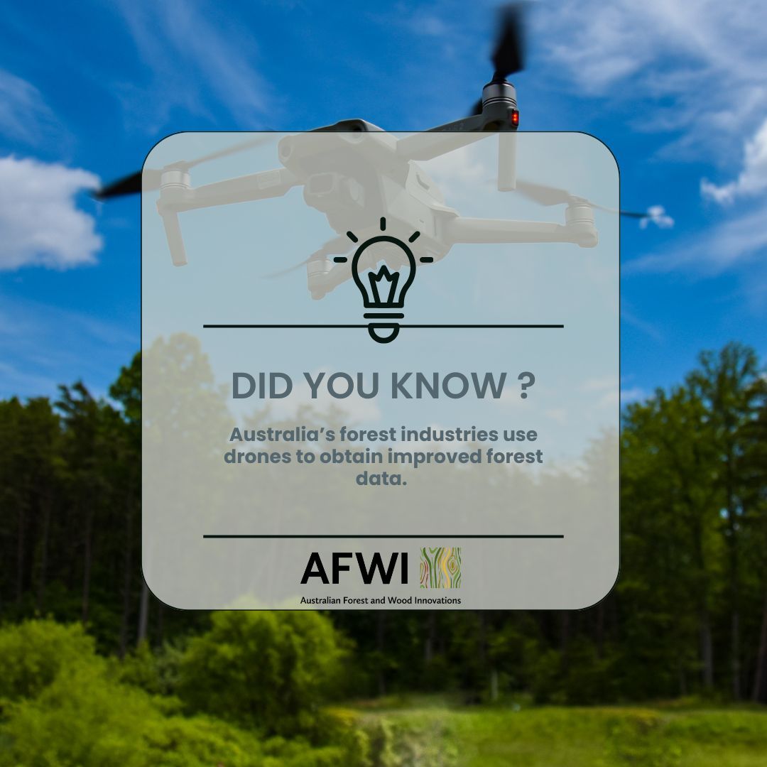 _AFWI's tweet image. Friday Facts 💡
 
Innovative tech like drones is transforming Australia’s forest management.

From data collection and fire control to monitoring species and testing tree planting, these advancements are driving sustainability. #ForestryInnovation