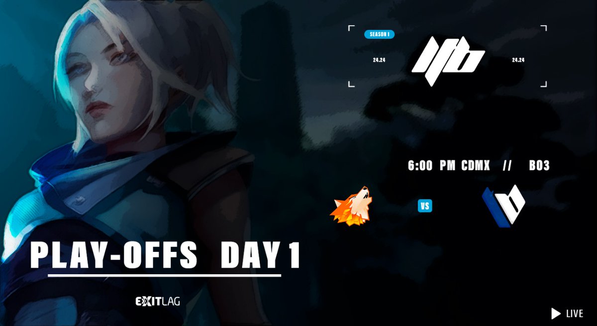 LA ESPERA TERMINO, LOS PLAYOFFS INCIAN EL DIA DE HOY!⚡️

Con un formato que cambia al mejor de 3 mapas, no hay Lower, si pierdes byeee exito a todos, les tenemos sopresitas! 👀

Match 1 - 6:00pm:
<a href="/hyperiongg_/">HYPERION GAMING</a> Vs @BlueThunders_ 

Los podras ver en:twitch.tv/leaguethunders📺