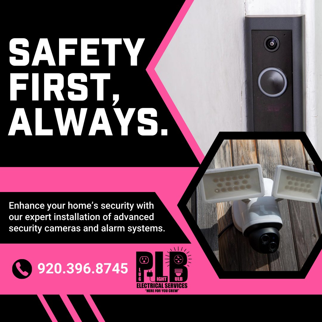 PlugLight's tweet image. Let’s get your security system up and running by giving us a call today! (920) 396-8745

#SecurityCameraInstallation #Camera #Security #Ring #Blink #Arlo #Nest #Eufy #Electrician #Electrical #PlugLightBulb