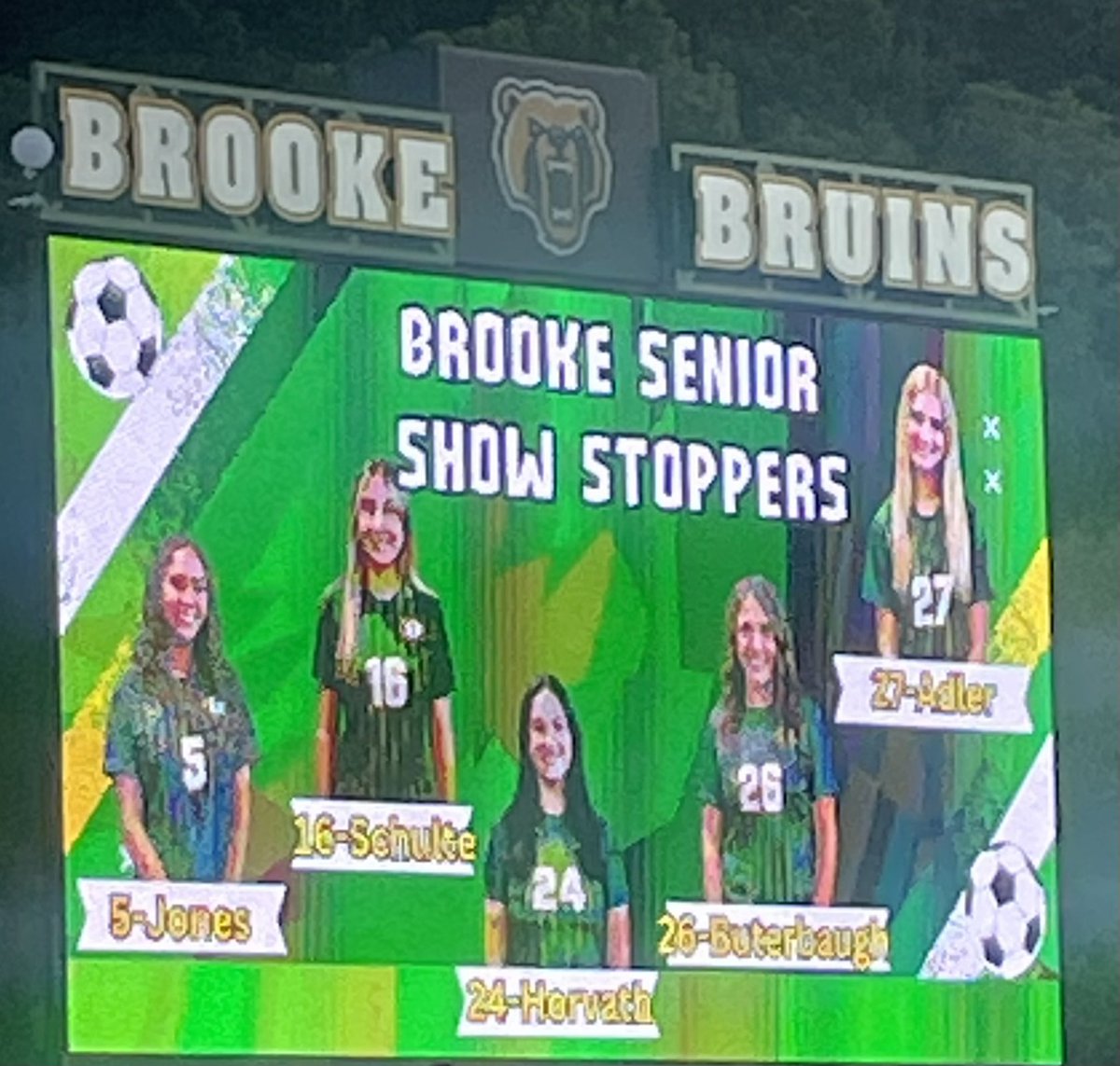 BrookeAthletics's tweet photo. Thank you to our Girl Senior Soccer Players. #BrookePride #ThePlaceTo https://t.co/NI8WtvMxx0