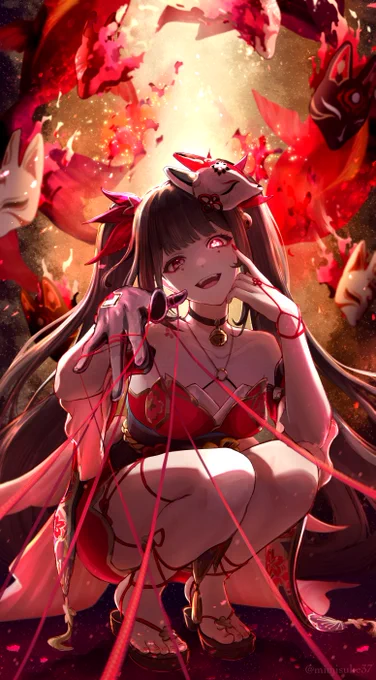 #皆さんラフと塗った後を見せてください 