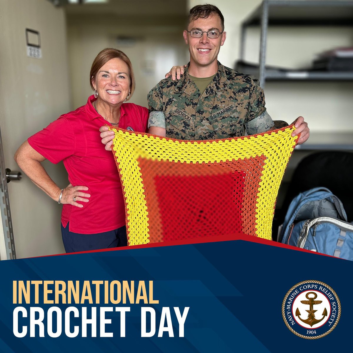 Happy #InternationalCrochetDay! Thank you to our amazing volunteers who bring warmth and joy by making handcrafted blankets for the #NMCRS Budget for Baby® workshops. Interested in volunteering? Sign up here- nmcrs.org/get-involved/v…
#MilSo #CraftingForACause #VolunteerWithUs