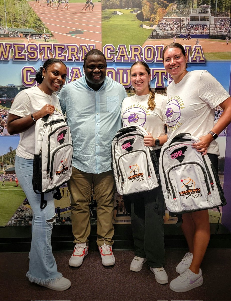 CGHRMedia (@cghrmedia) on Twitter photo 🏀 #CGHRMedia
📍 - Cullowee, NC
All Smiles.. 😆
<a href="/CatamountWBB/">Western Carolina WBB</a> Head Coach: <a href="/CoachTsipWBK/">Jonathan Tsipis</a> - Showed a group of #Prospects a great time during the Football #HomeOpener
Assoc Head Coach: <a href="/ASeberger22/">Alison Seberger</a>
Asst Coaches:
<a href="/_coachsyd31/">Coach Syd</a>
<a href="/danielle__rauch/">Danielle Rauch</a>
Rolled out the #RedCarpet 🏀 #CGHRMedia
📍 - Cullowee, NC
All Smiles.. 😆
<a href="/CatamountWBB/">Western Carolina WBB</a> Head Coach: <a href="/CoachTsipWBK/">Jonathan Tsipis</a> - Showed a group of #Prospects a great time during the Football #HomeOpener
Assoc Head Coach: <a href="/ASeberger22/">Alison Seberger</a>
Asst Coaches:
<a href="/_coachsyd31/">Coach Syd</a>
<a href="/danielle__rauch/">Danielle Rauch</a>
Rolled out the #RedCarpet