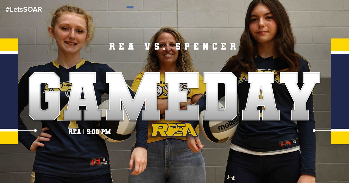 Riverview East Athletics (@reaathletics) on Twitter photo It’s GAMEDAY for varsity volleyball as we take on Spencer this evening for a CMAC-Blue matchup in the nest! 5:00 PM start #LetsSOAR <a href="/iamcpsathletics/">IAMCPSATHLETICS</a> It’s GAMEDAY for varsity volleyball as we take on Spencer this evening for a CMAC-Blue matchup in the nest! 5:00 PM start #LetsSOAR <a href="/iamcpsathletics/">IAMCPSATHLETICS</a>