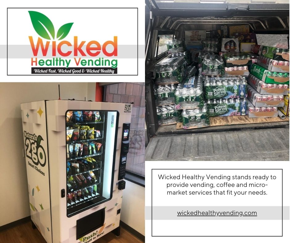 WHVending's tweet photo. Just a day in the life of our Wicked Healthy Vending team! We love loading up and restocking your favorites in the machine.

#WickedHealthyVending #MachinesReload #CustomerService https://t.co/G4BMPg2i7v