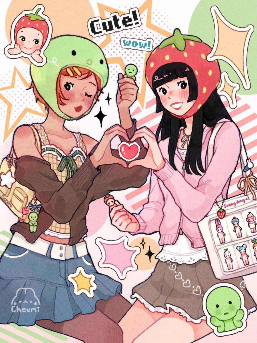 _Cheumi's tweet photo. Besties 🩷
Smiski and Sonny Angel girlies be like this 🤞

#art #artist #sonnyangel #smiski https://t.co/32wt7ZUWBI
