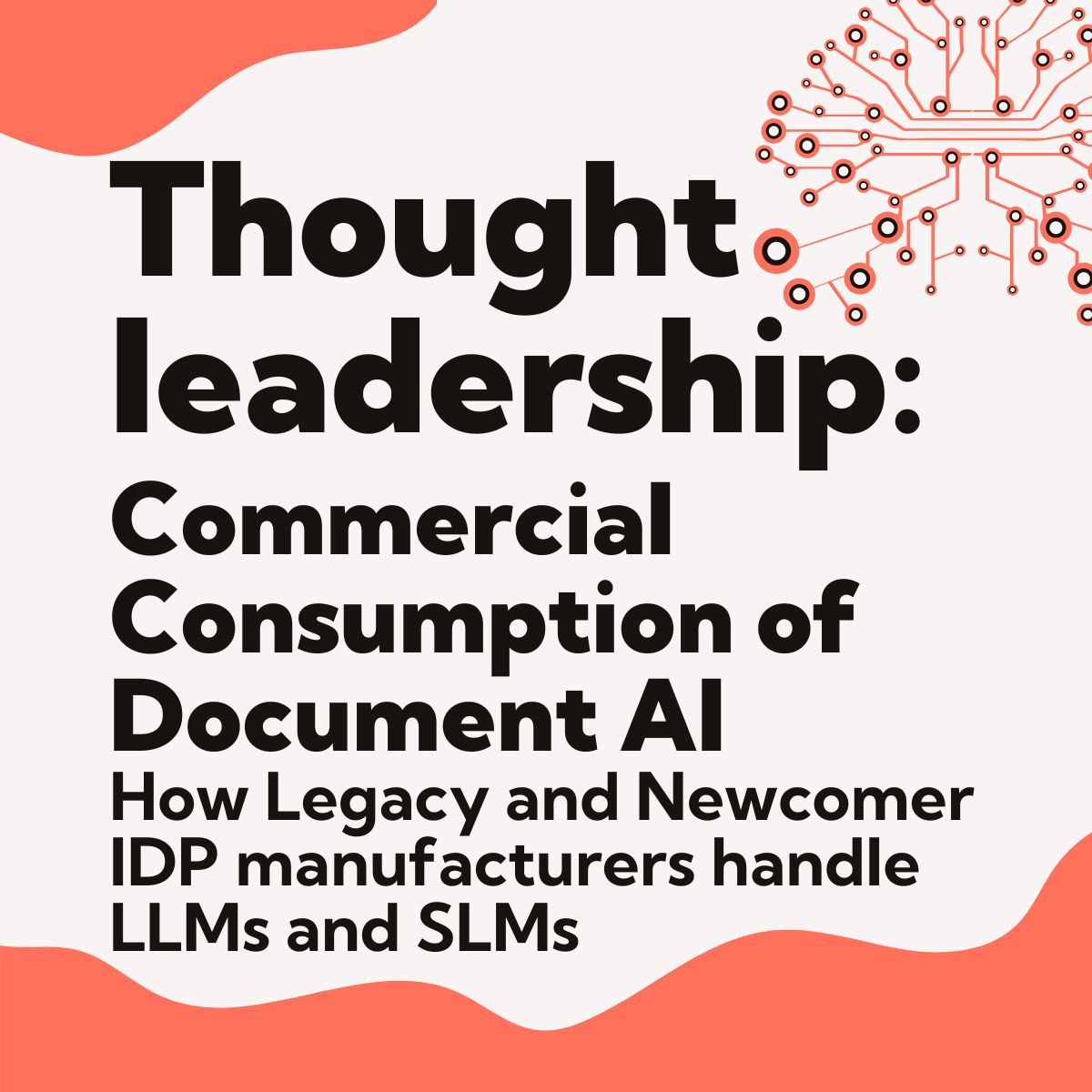 piftechnologies's tweet image. PiF Technologies recently published a feature with @idpassoc 

Brent Wesler, our VP of Strategic Technologies &amp;amp; Digital Automation answers growing questions regarding #DocumentAI and its use cases. 

Read the opinion piece: buff.ly/3XGEMeE