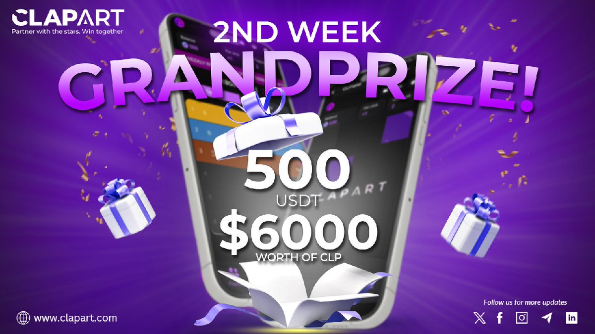 K2RL_TGLK's tweet photo. Let’s goooo! 🔥 Week 1 was epic, but I’m all in for Week 2! Who’s ready to win some serious prizes with @clapartofficial?

Game on https://t.co/sDvagtAb4x! 🚀

#CLAPART $CLP #นายกรัฐมนตรี #LISA #PriyAnkit #Giveaway #HamsterKombat #Web3 https://t.co/x4sfdEd0nF