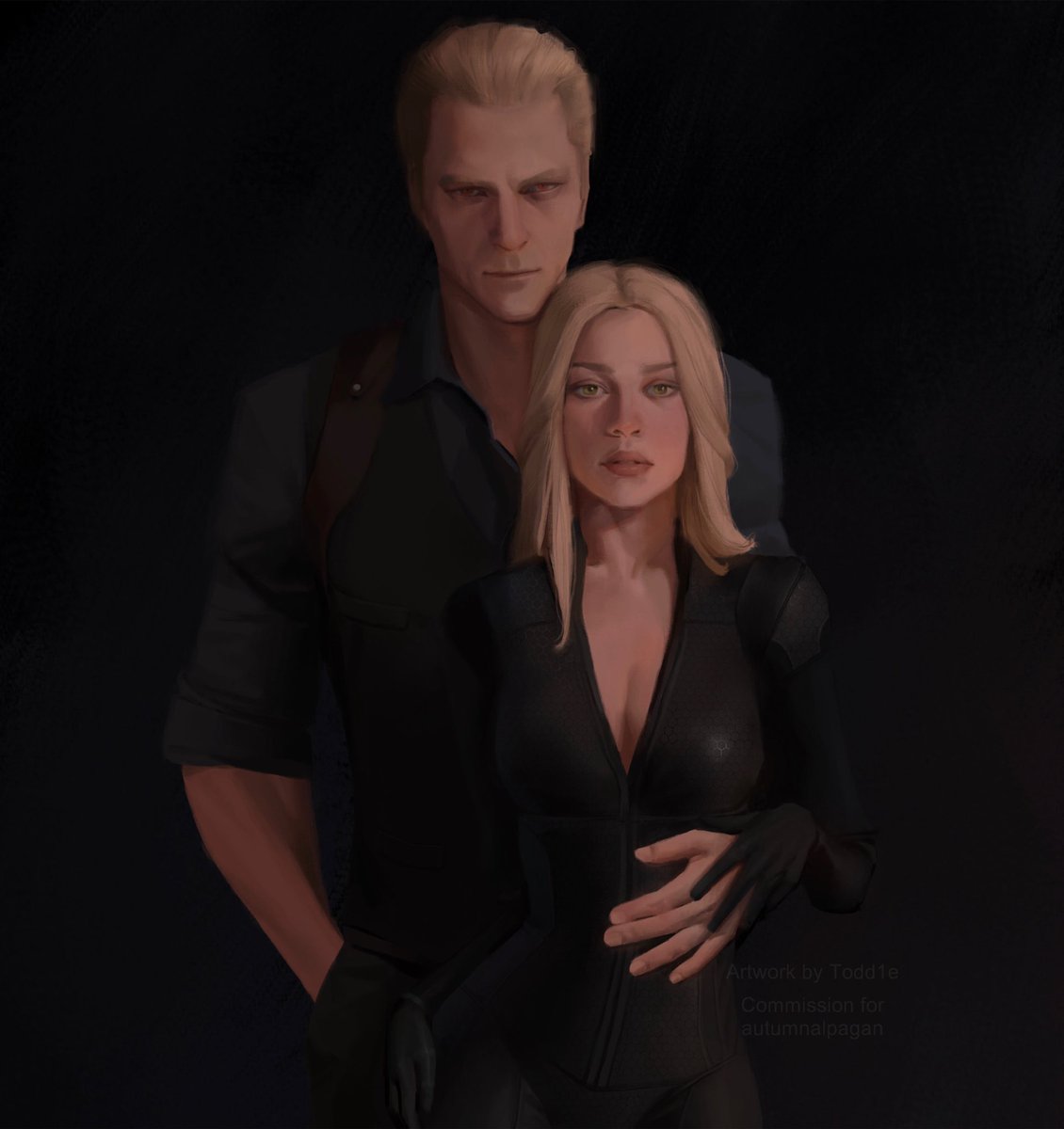 Thank you <a href="/todd1e1/">todd1e</a> for such a beautiful piece of art!!

#CommissionedArt #ResidentEvil #AlbertWesker