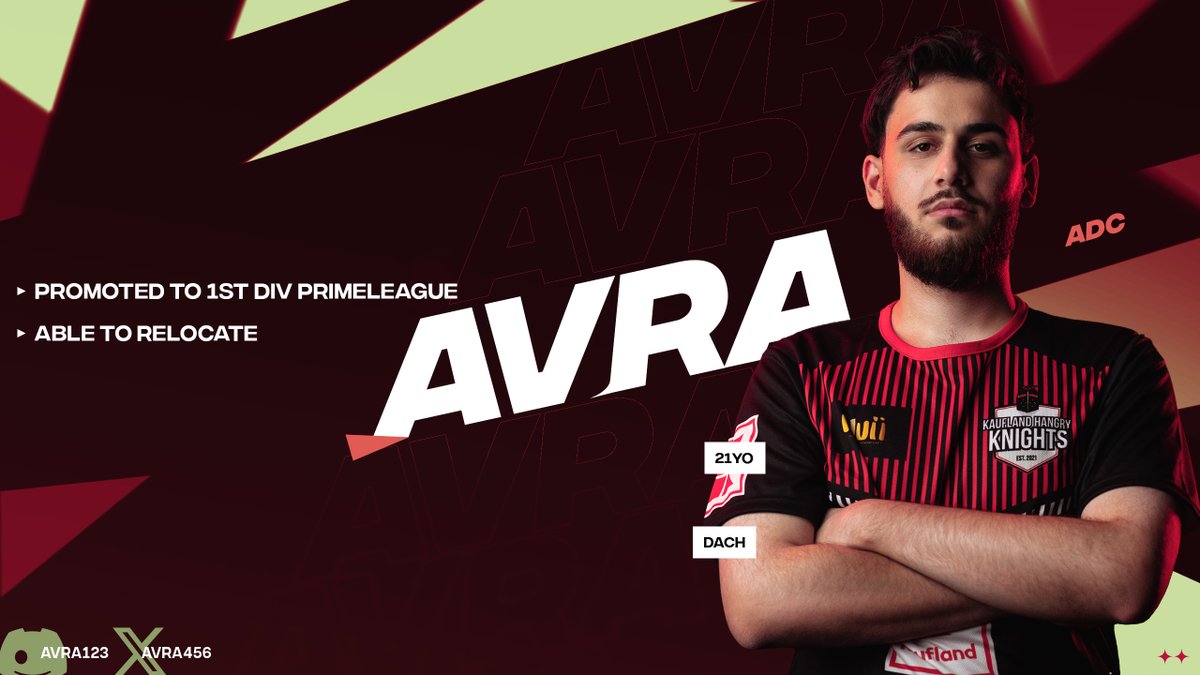 Avra (@avra456) on Twitter photo Hello everyone,
After promoting to the First Division Prime League
with <a href="/HangryKnights/">Kaufland Hangry Knights</a>, I am allowed to explore for
new options for 2025. 🥇
References: <a href="/Hjarnanx/">Petter Freyschuss</a>
Contact me through Discord or Twitter
likes and reweets appreciated ❤️ Hello everyone,
After promoting to the First Division Prime League
with <a href="/HangryKnights/">Kaufland Hangry Knights</a>, I am allowed to explore for
new options for 2025. 🥇
References: <a href="/Hjarnanx/">Petter Freyschuss</a>
Contact me through Discord or Twitter
likes and reweets appreciated ❤️