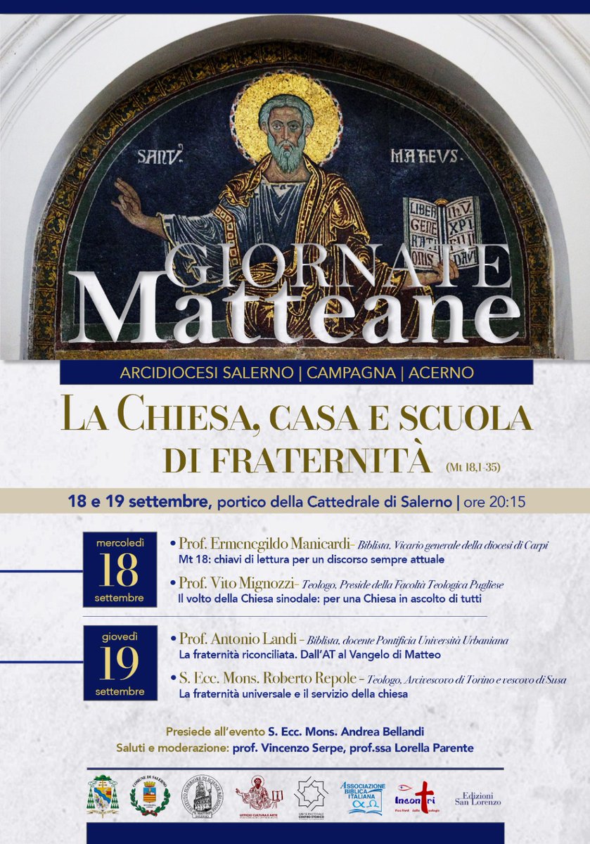 ParenteLorella's tweet photo. Il Vangelo di Matteo al centro e noi tutt'intorno: questa l'essenza della vera festa patronale ❤️📖
#sanmatteo #Salerno @ChiesaSalerno https://t.co/yxP22Tomhp