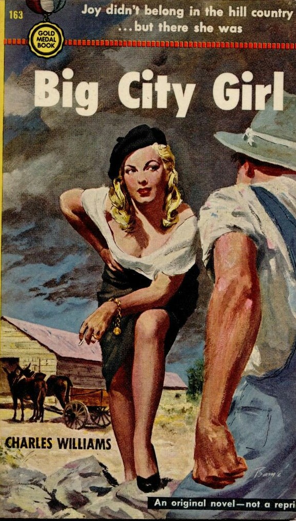 PulpLibrarian's tweet image. Big city, big #berets.

Big City Girl, by Charles Williams. Gold Medal 163, 1951.