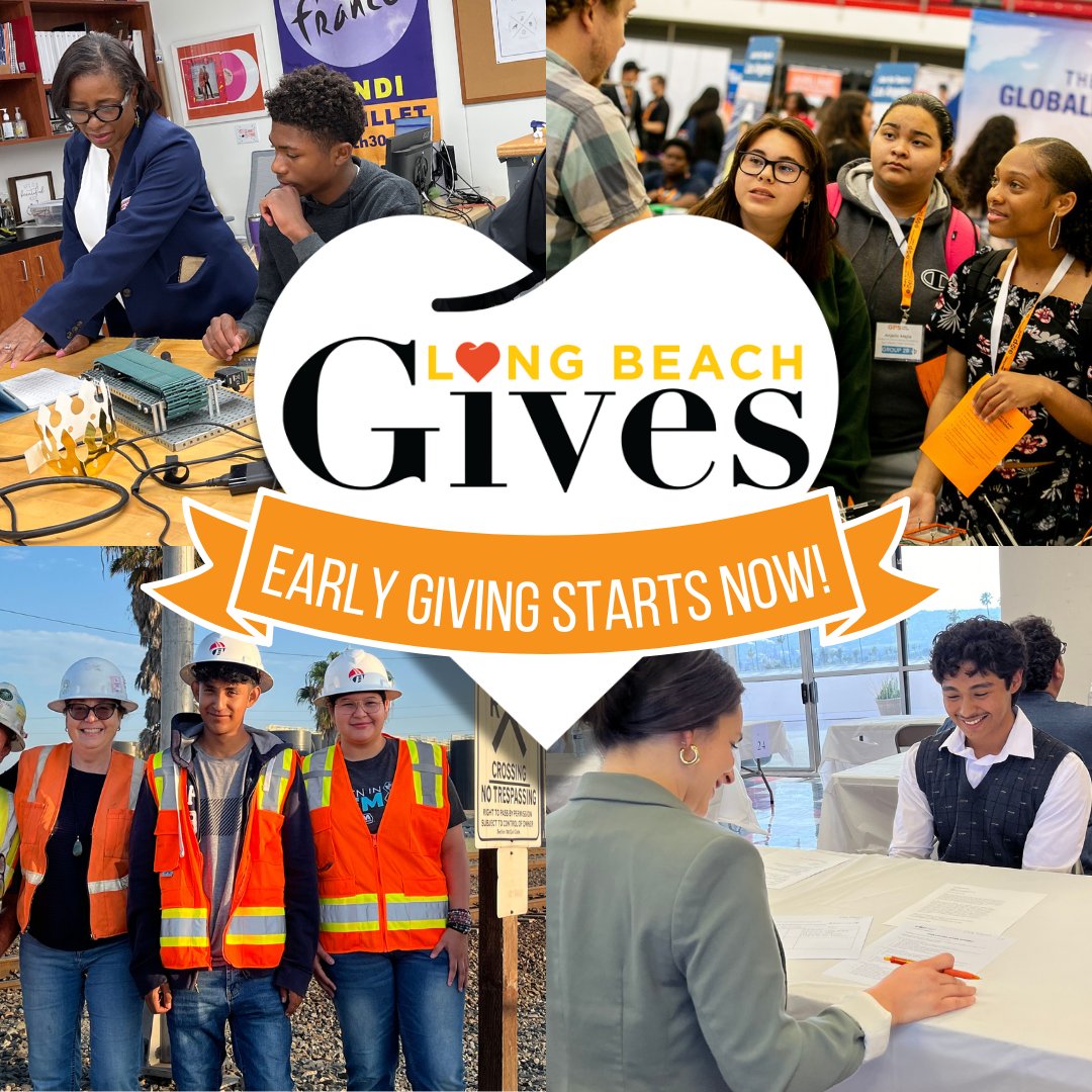 #LongBeachGives early giving starts NOW! Help us prepare students for college and career success today! 
 longbeachgives.org/organization/e…