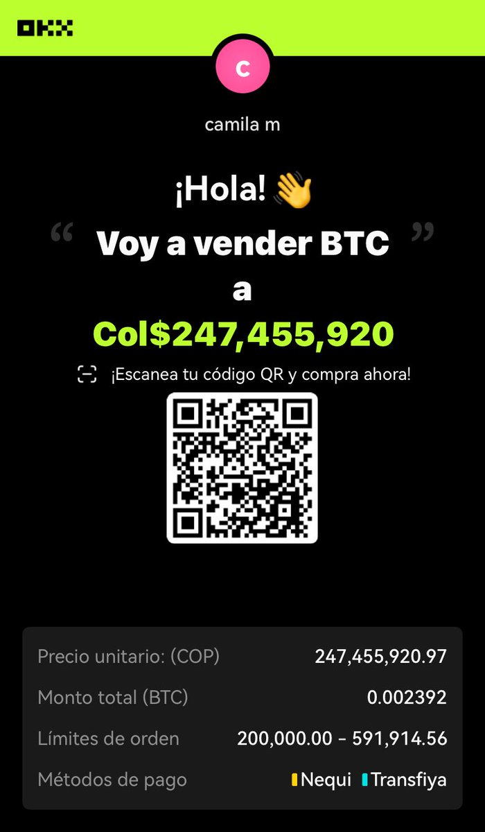 ccami_marin's tweet photo. Presiona aquí para hacer trading de criptomonedas en OKX https://t.co/A9KzL1FfTt SQ0223 [Compartir código:￥hPxrFWAsC0RLx￥] https://t.co/4kLxzS5gat