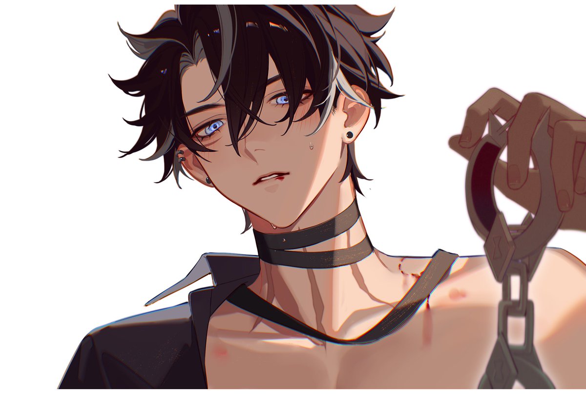 A gift from my son  <a href="/Jesse_kc707/">Jesse</a> 🥹❤️ thank you for the amazing Wriothesley artwork Kei!! ❤️❤️ I can't stop fangiriling 🤧💖💖 Wrio is too hot XD