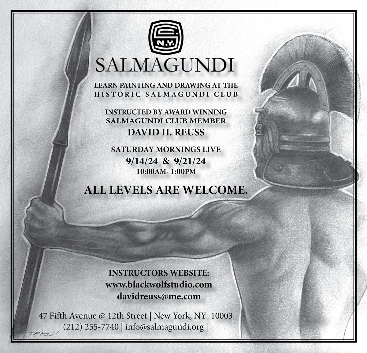 #salmagundiclub #pencildrawing 
 Link to Instructor's member page: salmagundi.org/david-h-reuss-… Link to Class Schedule and RSVP salmagundi.org/beginning-adva… Link to Instructors website:blackwolfstudio.com/fine-art