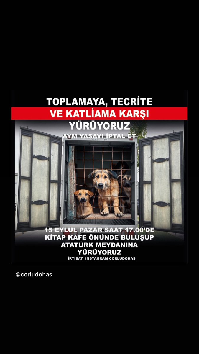 15 Eylül Pazar Günü saat :17:00 de toplamaya, tecrite ve katliama karşı Çorlu Kitap Kafeden Atatürk Meydanına yürüyoruz. Yanımızda ol, Yanlarında ol