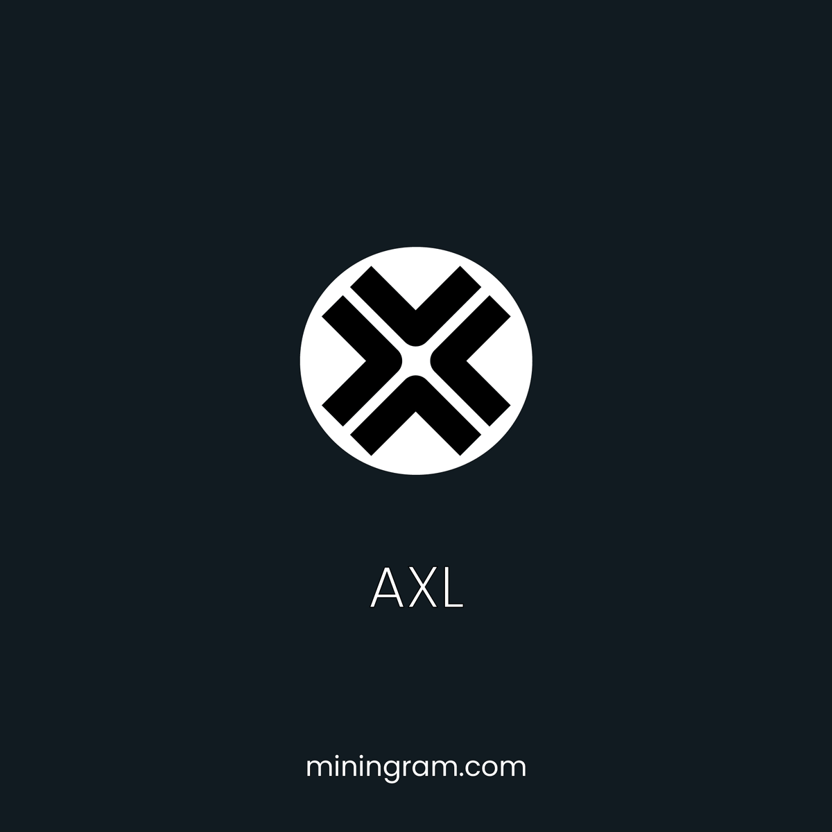 MiningramAI's tweet photo. Axelar (AXL) is now listed on Miningram.
#Axelar #AXL #Crypto #Blockchain #Miningram https://t.co/Nx6IsCbbpH