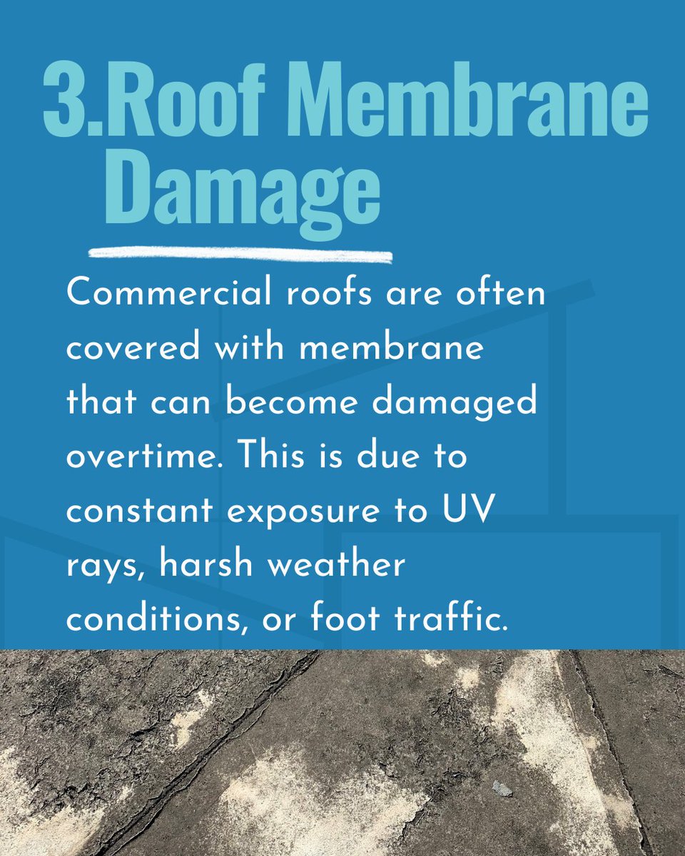 Chamberlin_Man's tweet image. Commercial roofs go through many problems in their lifetime. Take a look at the most common commercial roof problems and what causes them.
#CommercialRoofing #RoofingProblems #RoofingBlog #CommercialConstruction
bit.ly/3Zik71N