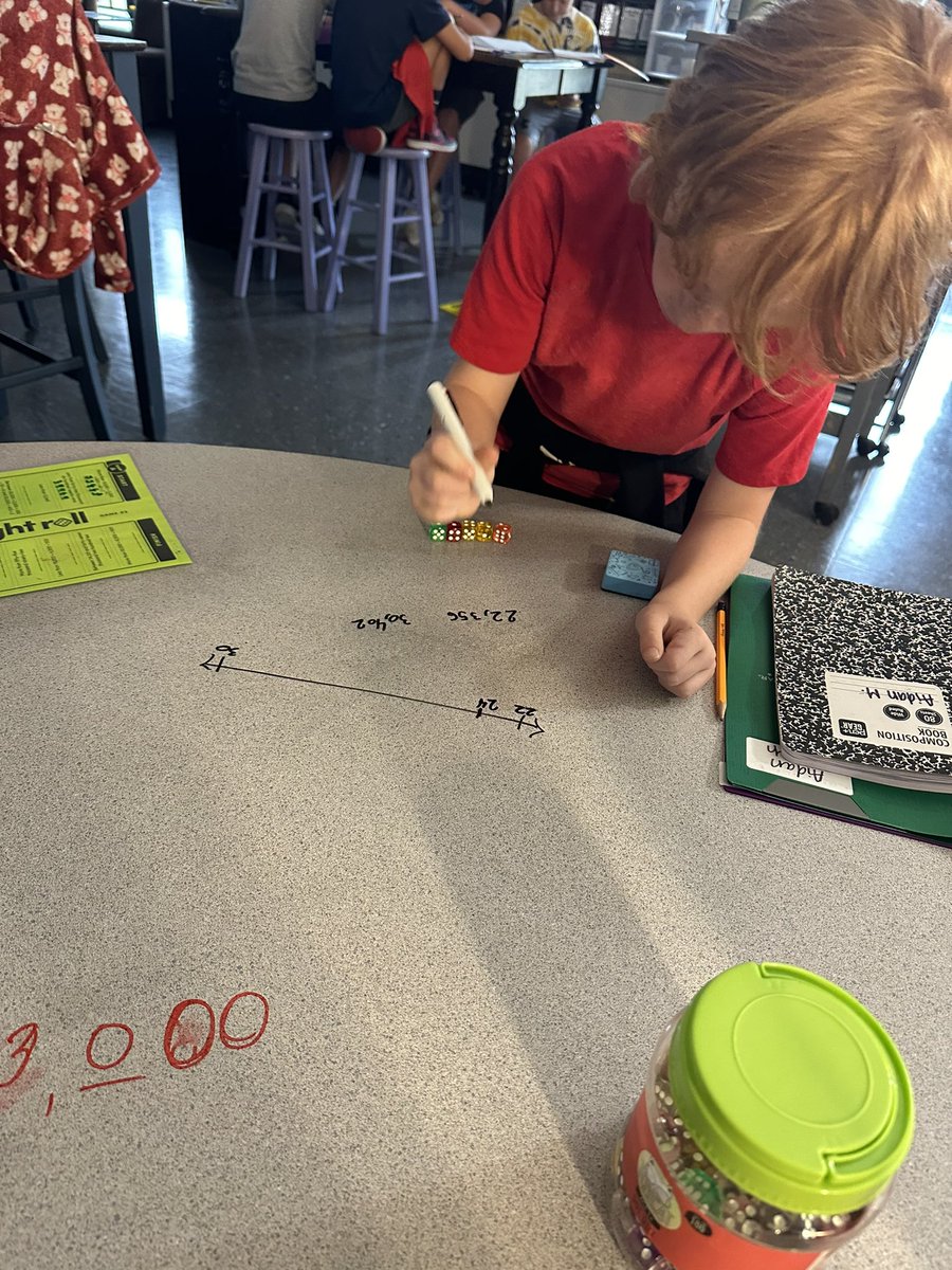 edgellcation's tweet image. Today’s favorite snapshots… the discussion in our Solve &amp;amp; Explain, utilizing numbers to round and estimate, and the discussion on the question on the board that was indeed impossible to do correctly! It was a great day in math 💛 
#edgellcation #mathstations