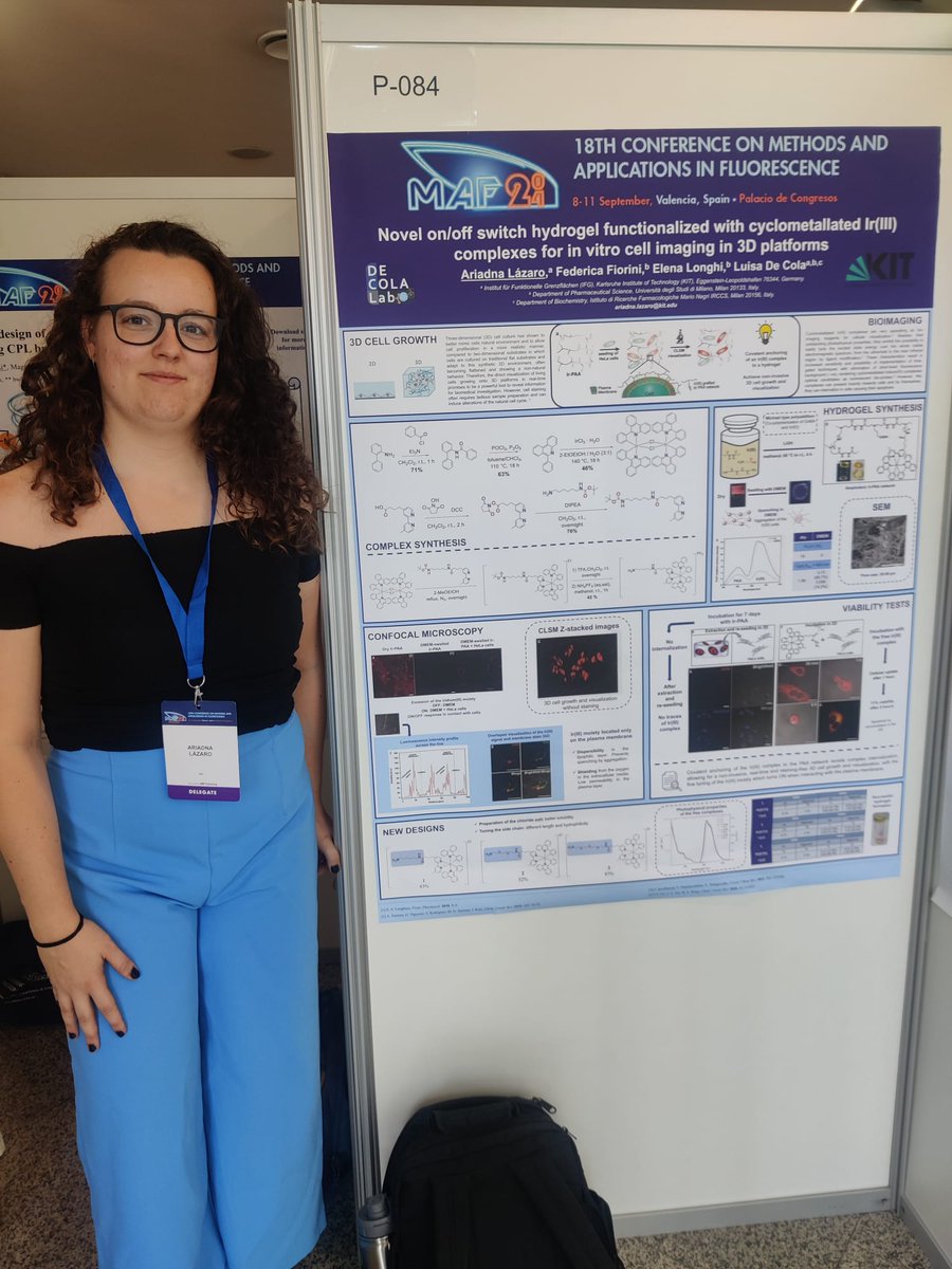 Today our postdoc Ariadna Lazaro showed her work at #maf2024 in Valencia ✨️🎉🧨