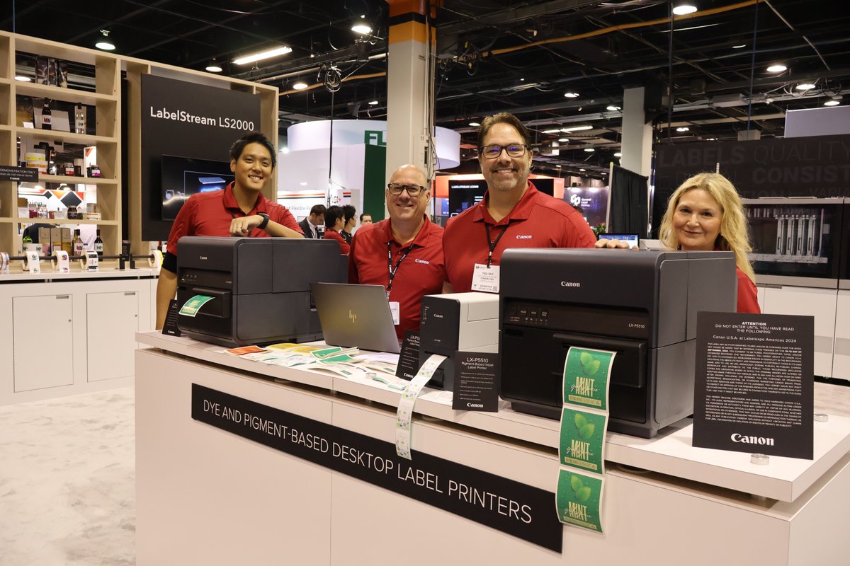 CanonUSA's tweet photo. Thank you to everyone who made #Labelexpo a huge success! We’re grateful for the incredible connections, conversations, and support. See you next time! https://t.co/5UGKOCn0ze