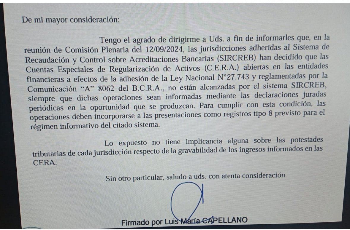 AHORA SI #sircreb
<a href="/Contadoresenred/">Contadores en Red</a> <a href="/tributumcomar/">tributum.news</a> <a href="/mariogoldmanr/">Mario Goldman Rota</a>