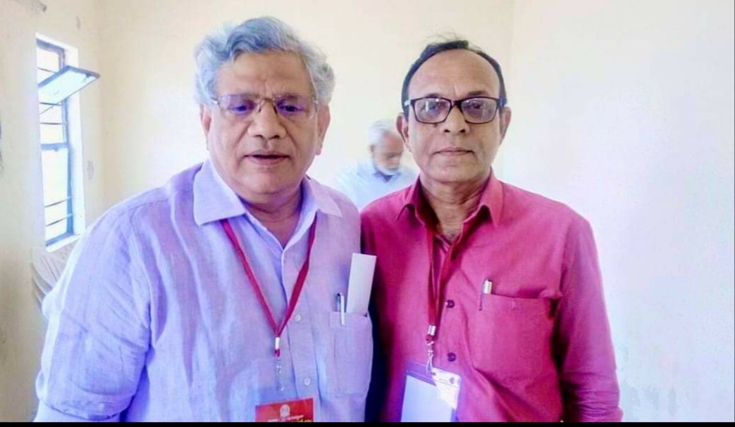 ZafarMohiuddin's tweet photo. Deeply saddened to hear that @SitaramYechury is no longer with us. An efficient statesman, a wonderful human being.

#sitaramyechuri #RestInPeace #CPI #CPM #leftist https://t.co/0e6FHejBV6