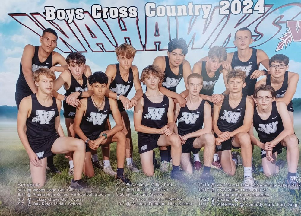 wahawk_ad's tweet photo. Good luck in Cedar Rapids 2day @WestBoysXC! Run like the wind! #OneWahawk @WestWlooIA https://t.co/b7FECxe7SR