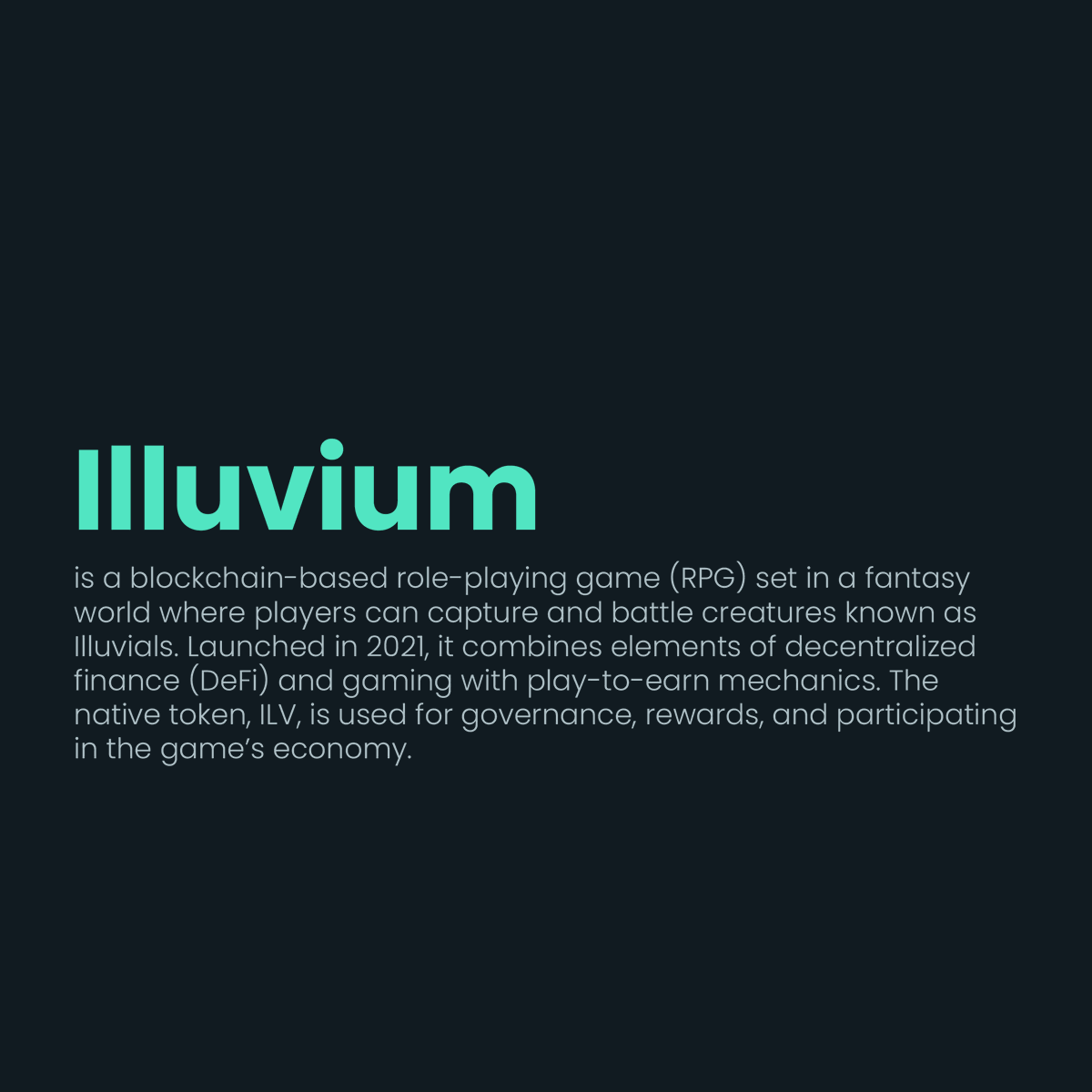 MiningramAI's tweet photo. Illuvium (ILV) is now listed on Miningram.
#Illuvium #ILV #Crypto #Blockchain #Miningram https://t.co/4nGiOMBDSN