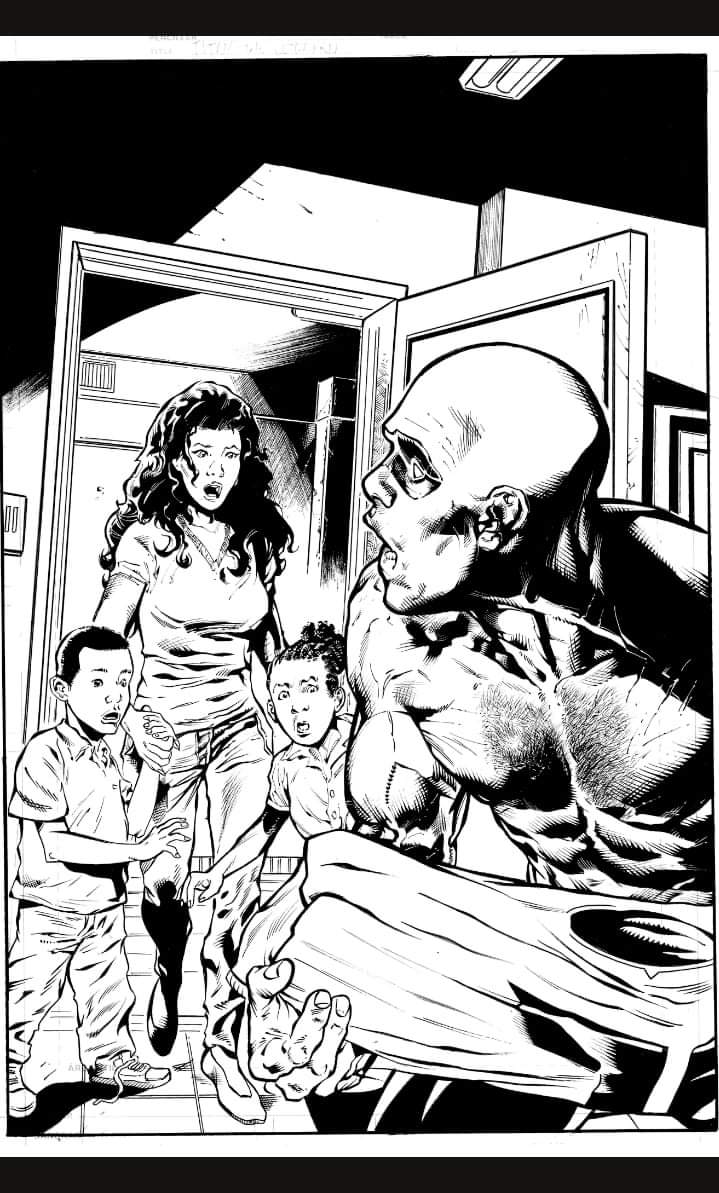 Coming soon: TITAN: THE ULTRA MAN #5. <a href="/AdventComics/">Advent Comics - 15th Anniversary on 8/1/24</a> #inker #blackcomiccreator #representation #comics