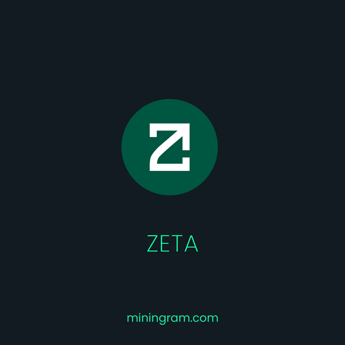 MiningramAI's tweet photo. ZetaChain (ZETA) is now listed on Miningram.
#ZetaChain #ZETA #Crypto #Blockchain #Miningram https://t.co/dz6omN1azB