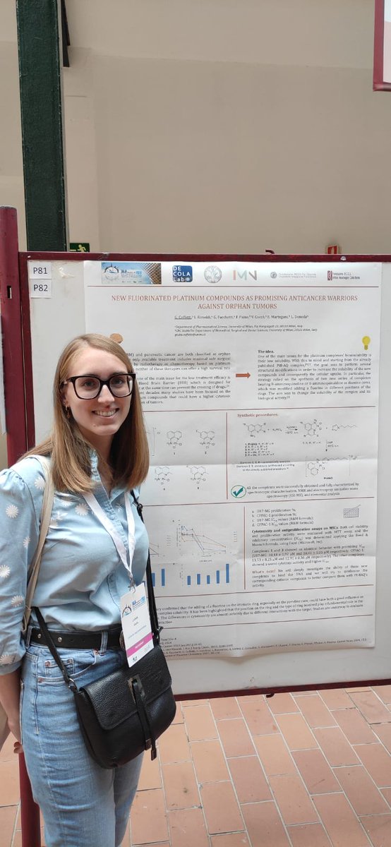 Our PhD student Giulia Coffetti at the XLII Congress of the Specialized Group of Organometallic Chemistry in Seville #GEQO 🎉✨️ <a href="/ECLipse_eic/">ECLipse</a>