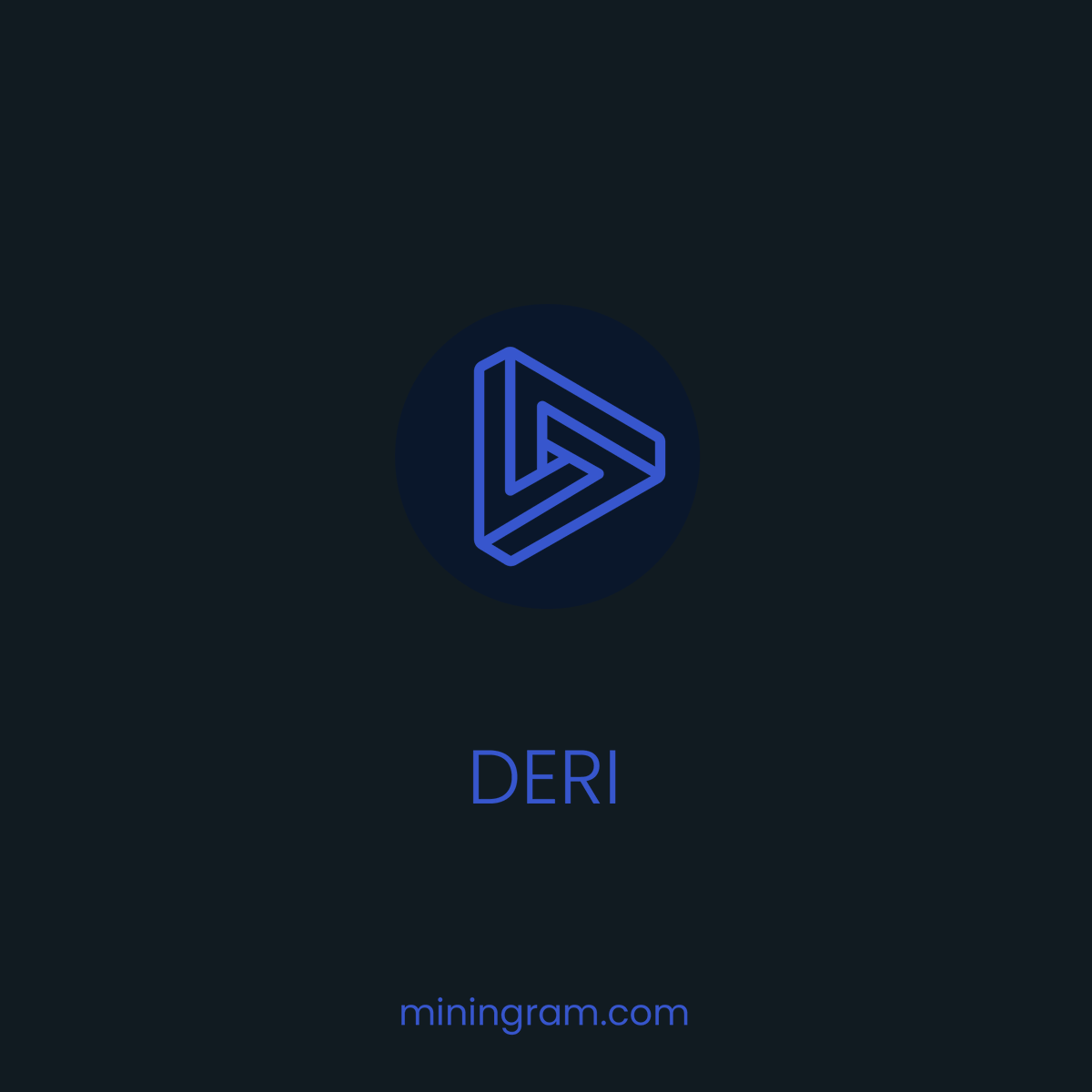MiningramAI's tweet photo. Deri Protocol (DERI) is now listed on Miningram.
#DeriProtocol #DERI #Crypto #Blockchain #Miningram https://t.co/76PRZmTtT7