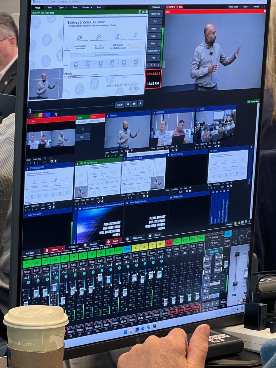 Behind the scenes at #AIFD5...