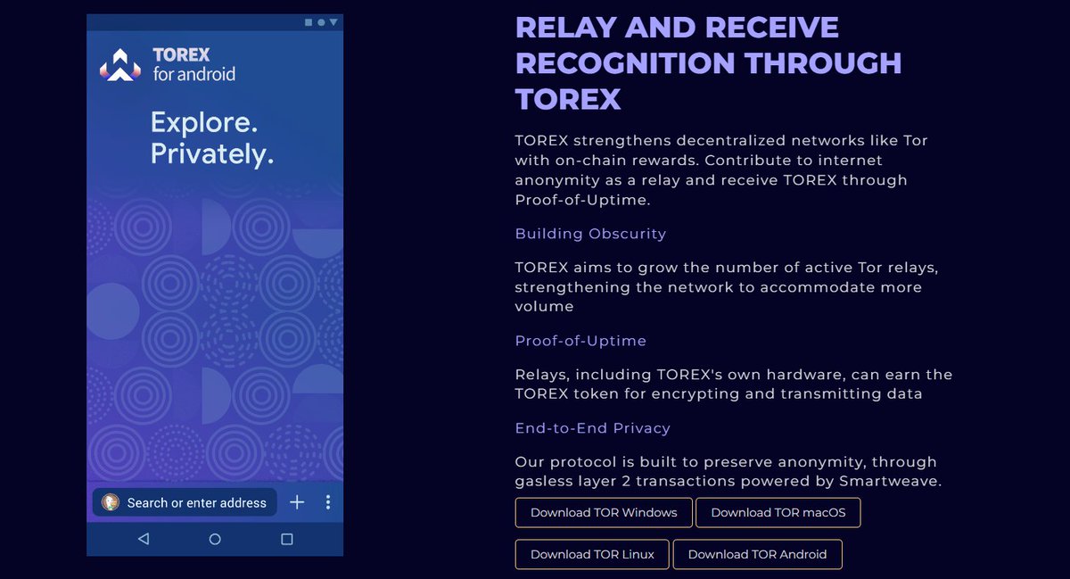 torex_space's tweet photo. Building Obscurity

TOREX aims to grow the number of active Tor relays, strengthening the network to accommodate more volume

#1000x #Cryptocurrency #BNB  #Altcoin #CryptoInYourPocket #TRUMP #Torex https://t.co/9MKseqJ0O3