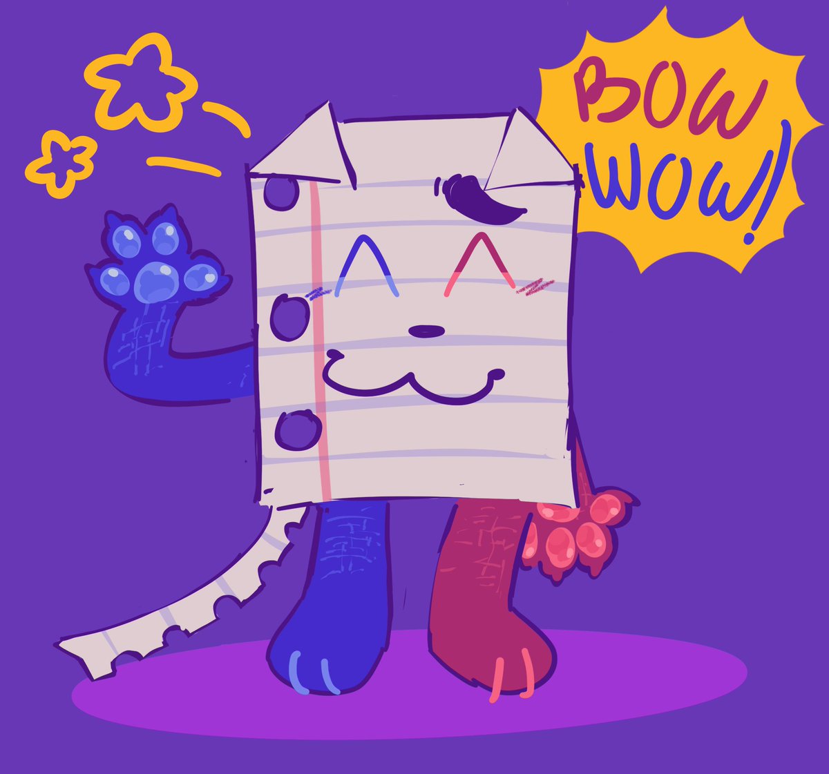 puppy paper :] #ii #inanimateinsanity