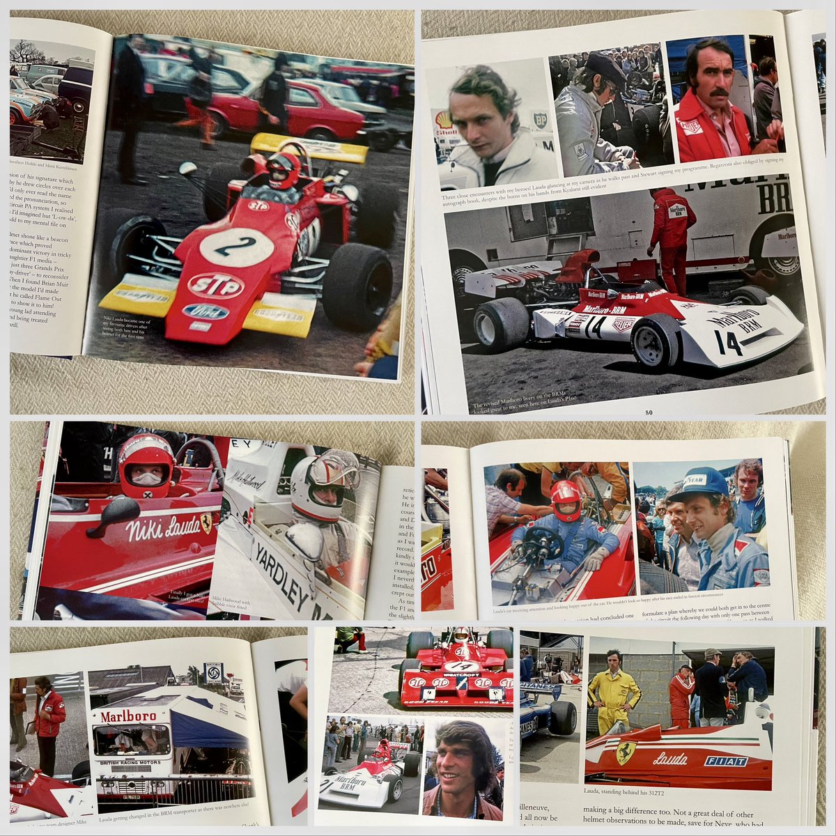 Marking the 48th anniversary of Niki Lauda’s remarkable comeback at Monza with an unashamed plug for my book ‘Both Sides of the Barrier’.

As a big fan of his from the time I first saw him race in ‘72, the book includes many photos I took of him on my humble Kodak Instamatic  📷