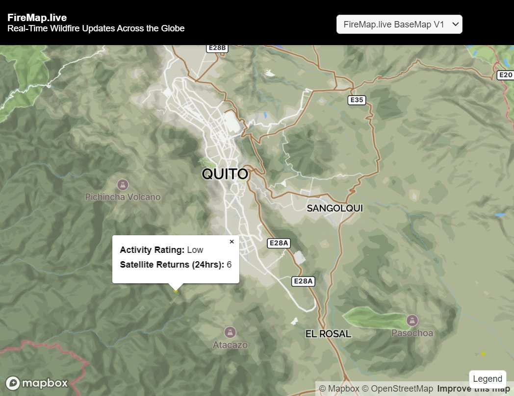 disaster_db's tweet image. Yikes, our near-time hotspot detection is picking up some heat signatures here and this lines up with report. Stay tuned to #FireMap for updates (we have 🌋 stuff too!)