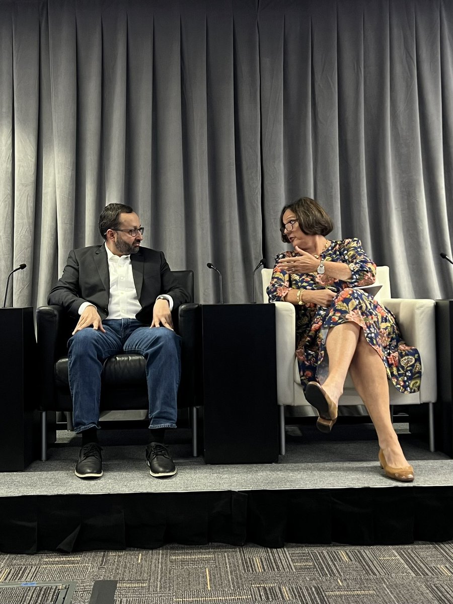 ITIFdc's tweet photo. 📶 Ziad Asghar from @Qualcomm shares his insights on the intersection of #5G and #immersivetech in a fireside chat moderated by Liz Hyman (@xrassociation).

Tune into the livestream now: https://t.co/pXCYmXp8SV

#ARVR24 #ARVRPolicy https://t.co/NSMuJOhhAd