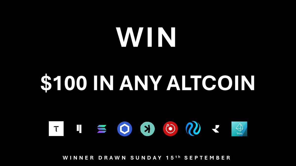 coinesper's tweet photo. Coinesper and Lovrin are feeling generous. 💕

Enter to win $100 USDT in an altcoin of your choice.

Enter in 3 easy steps:  

1) Like and RT this post.
2) Comment your favorite altcoin (bonus points for why).
3) Follow me @coinesper and @FullTiltDefi.

Good luck! https://t.co/pEkG3R0LUx