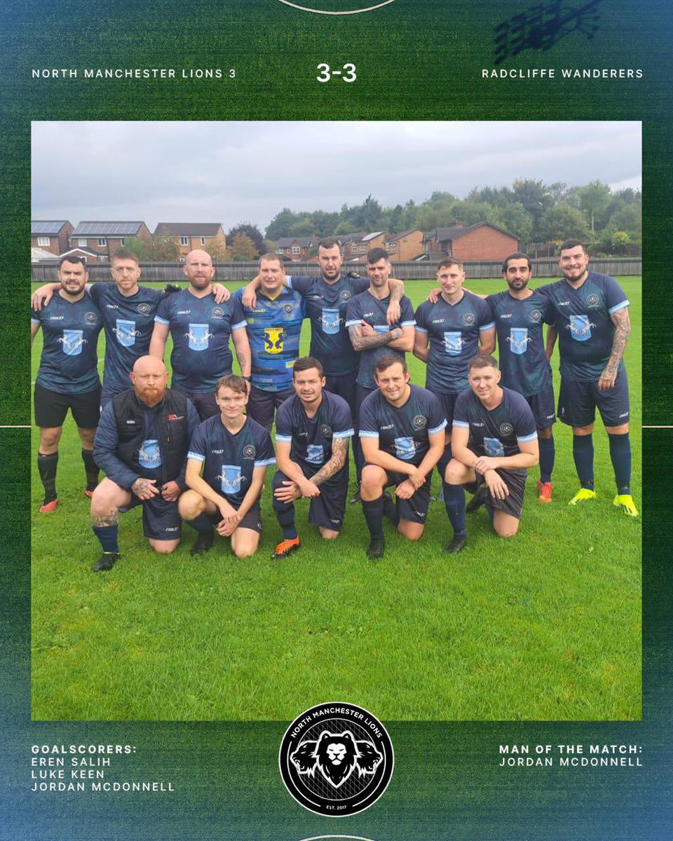 Points shared in Lions 3rds season opener. 

Debut goals from Jordan and Arin the highlight of a well fought game.