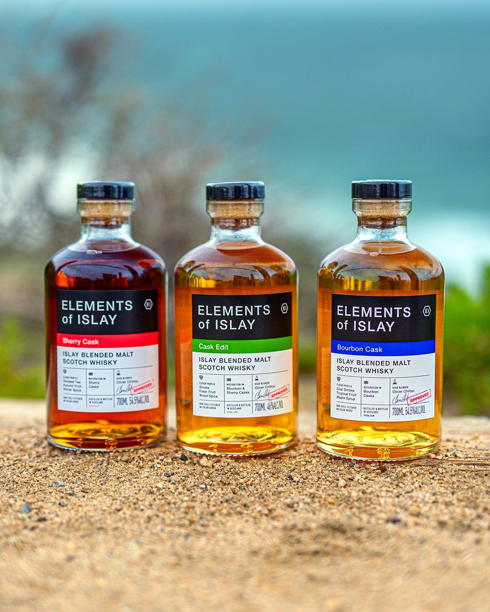 impexbev's tweet image. @elementsofislay is a range of small-batch, independently bottled whiskies focusing on Islay whisky’s smoky, elemental character. The whiskies are presented in bespoke bottles as a nod to the notes found in so many of the island’s whiskies.

#elementsofislay #islay #scotch