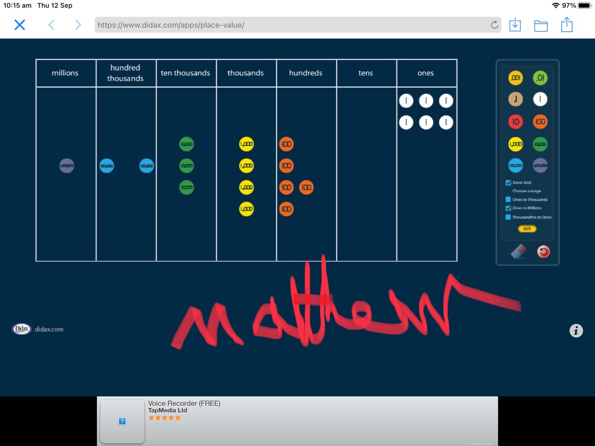 FalmouthPrimary's tweet image. Our #children in year 6 have been using Didax manipulatives to #learn about standard partitioning. #MathSkills #STEAM #STEAMLearning @kernowlearningtrust Kernow Learning